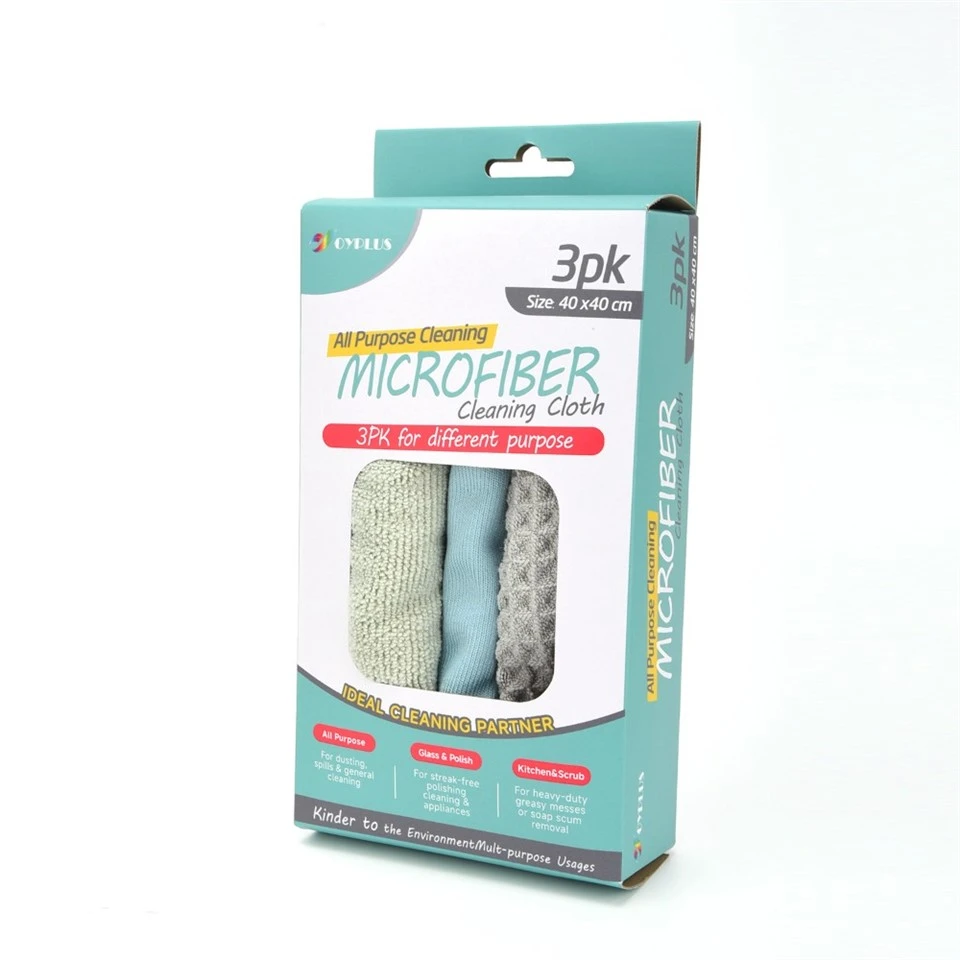 3 Pk At Ddiben Gwahanol Brethyn Microfiber